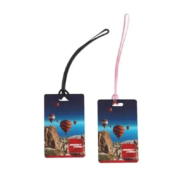 PVC luggage Tag with UV Print Custom Logo 1