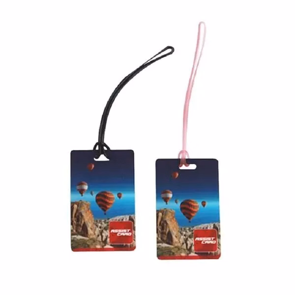 PVC luggage Tag with UV Print Custom Logo