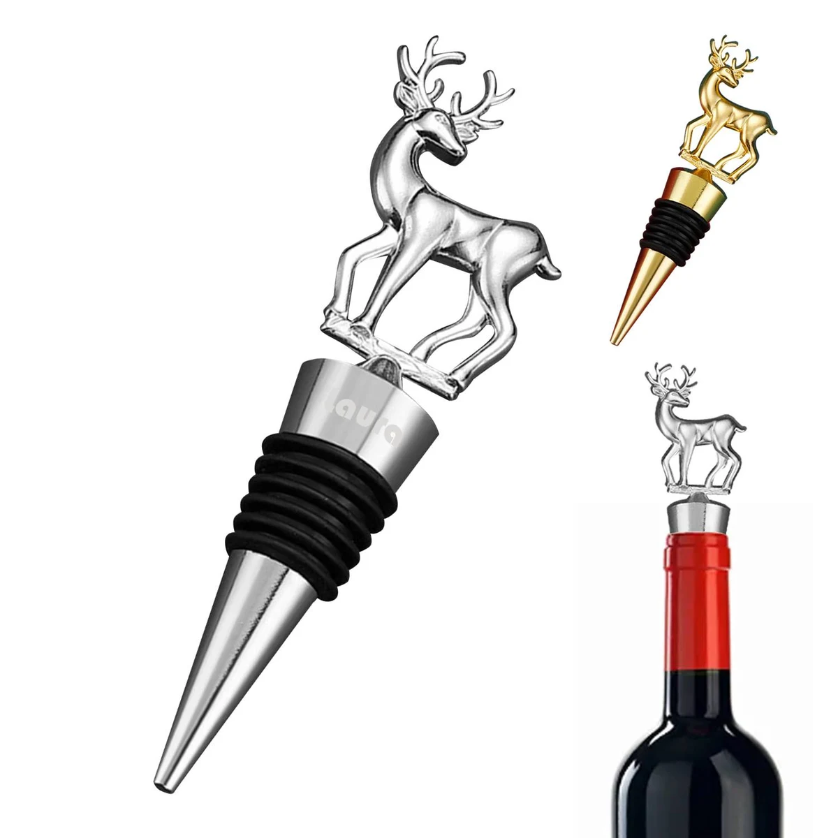 Elk Wine Stopper 1