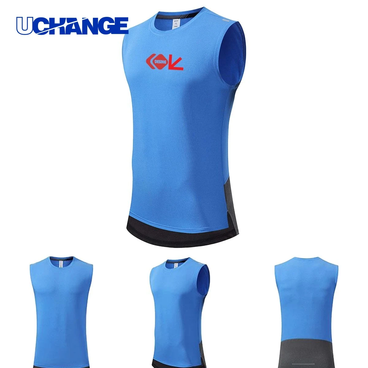 Men Sleeveless Sports T-Shirt 1