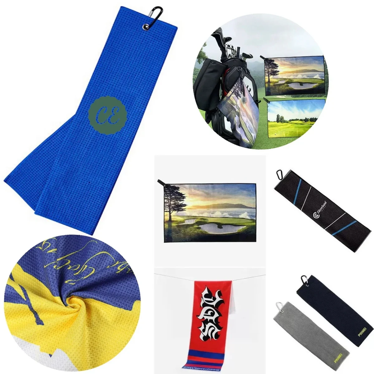 Full Color sublimated Golf Towels 1