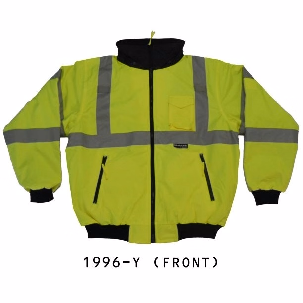 Ansi Class 3 Safety Lime Bomber Jacket