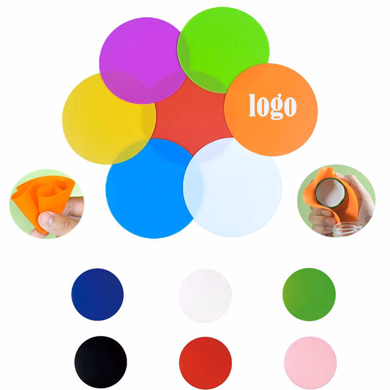 Premium Silicone Round Jar Opener Coaster MOQ50