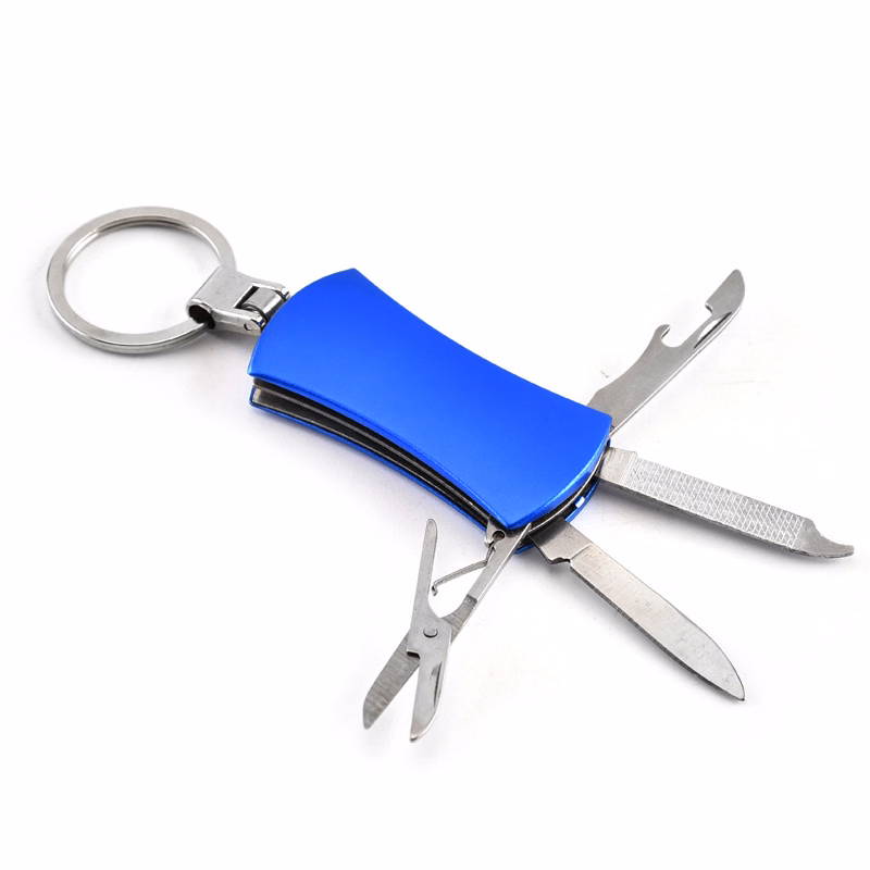 4-in-1 Aluminum Multifunctional Knife with Keychain