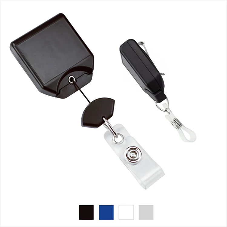 Badge Reel with Swivel Belt Clip 1