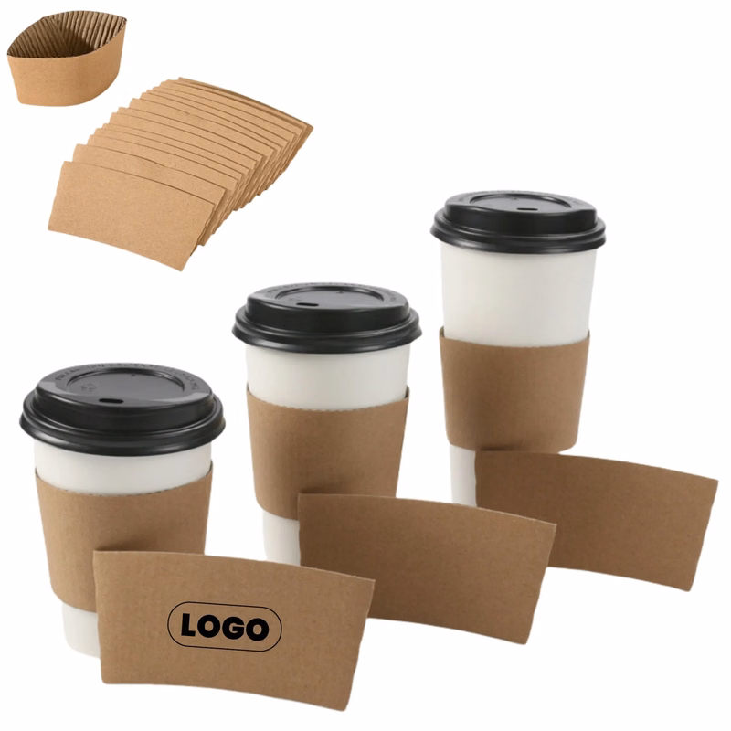 Kraft Paper Coffee Milk Cup Sleeve