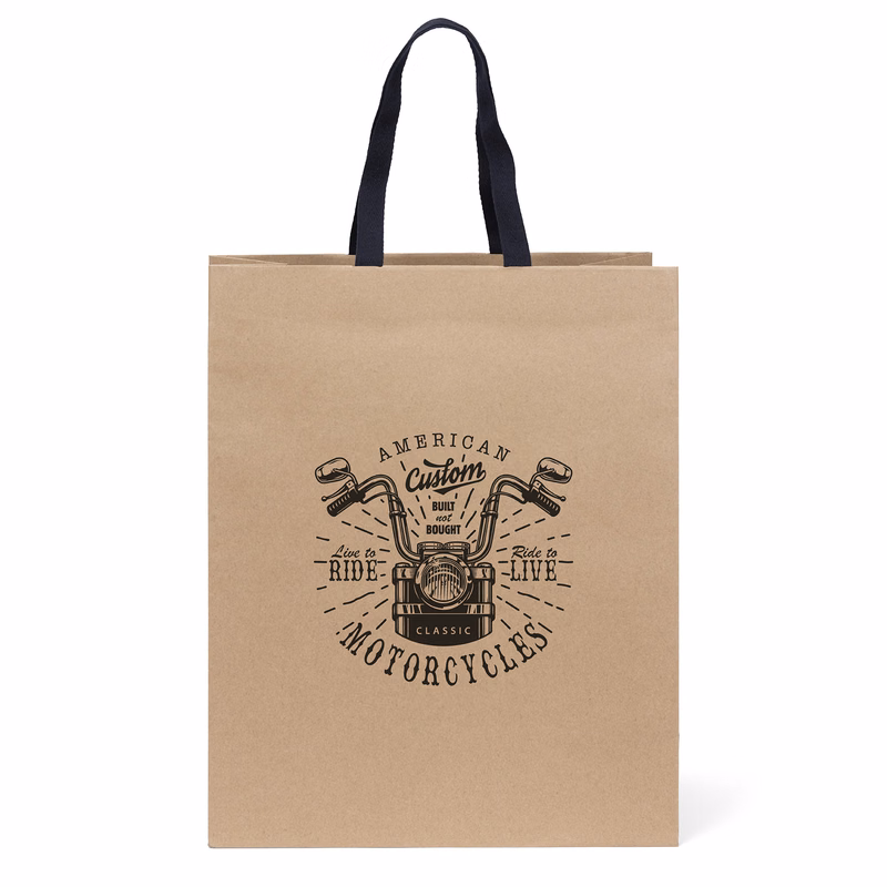 Eco Teak - Woven Handle Eurotote - Flexo Ink Print