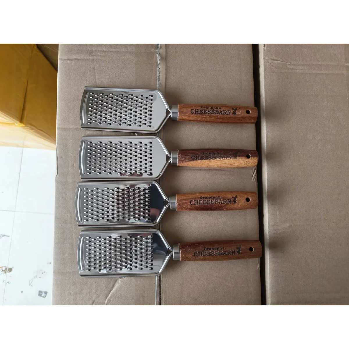 Cheese Grater With Wood Handle 1