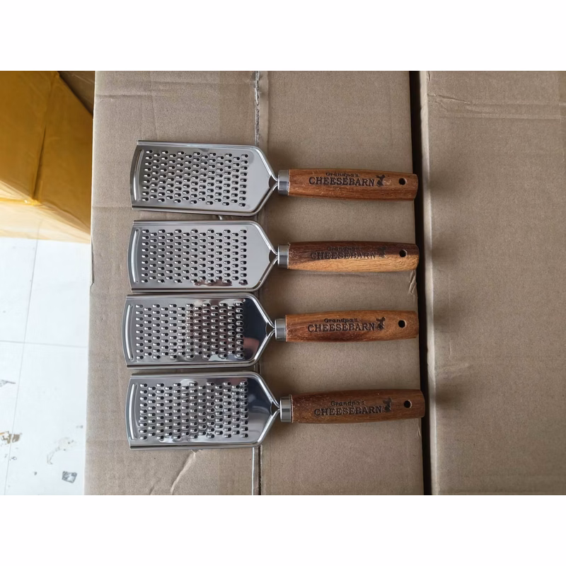 Cheese Grater With Wood Handle