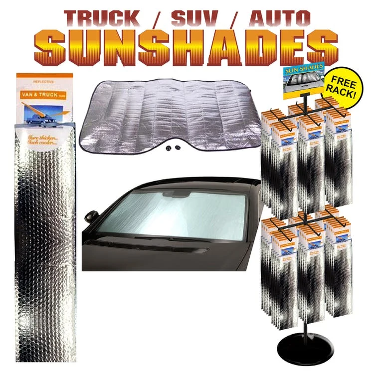 Truck/SUV Sunshades - Reflective 26" x 54" 1