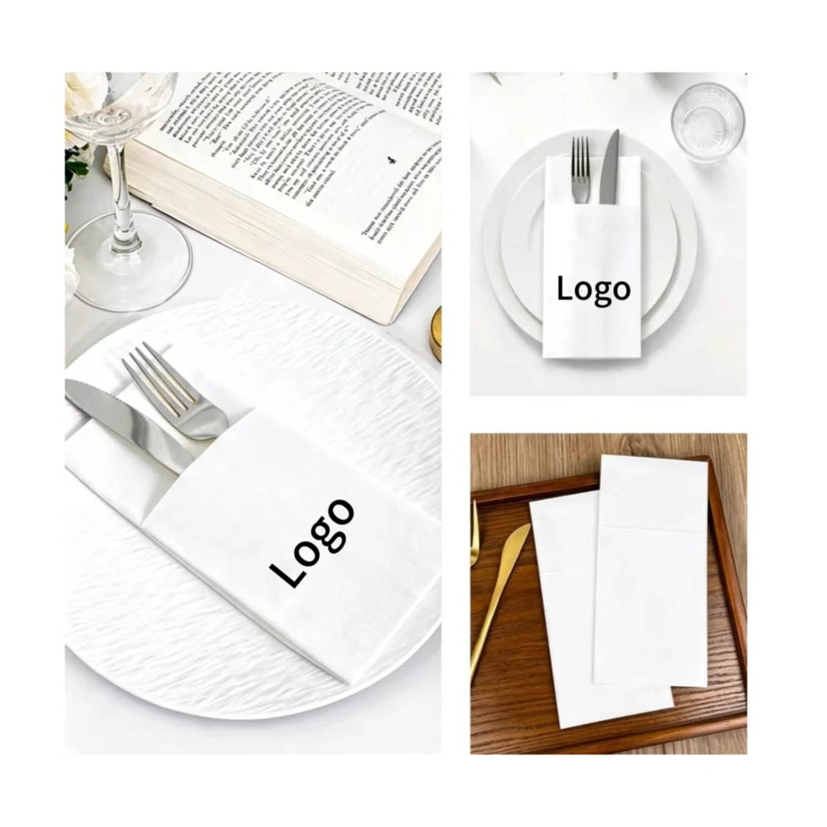 Coated Composite Paper Cutlery Bags 1