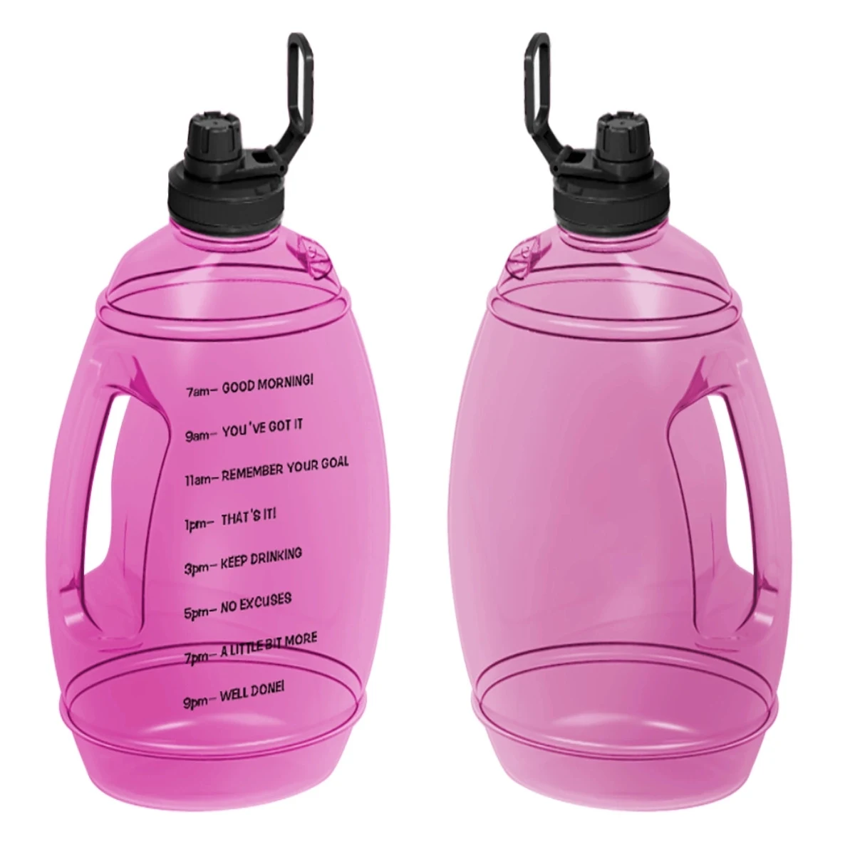 1 Gallon Water Jug - with Straw & Time Marker 1