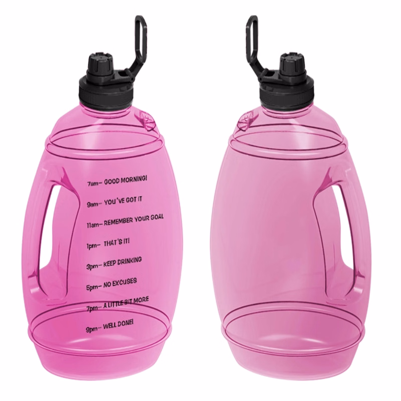 1 Gallon Water Jug - with Straw & Time Marker