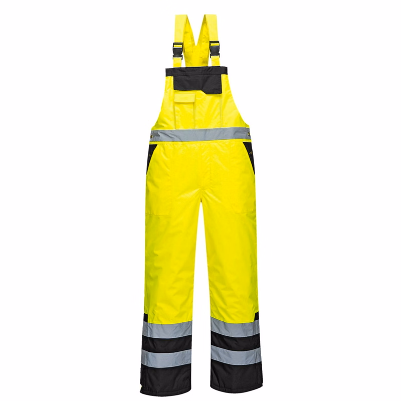Portwest Contrast Bib and Brace - Lined