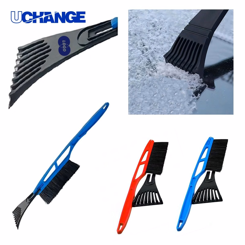 Portable 2-in-1 Ice Scraper Brush Tool