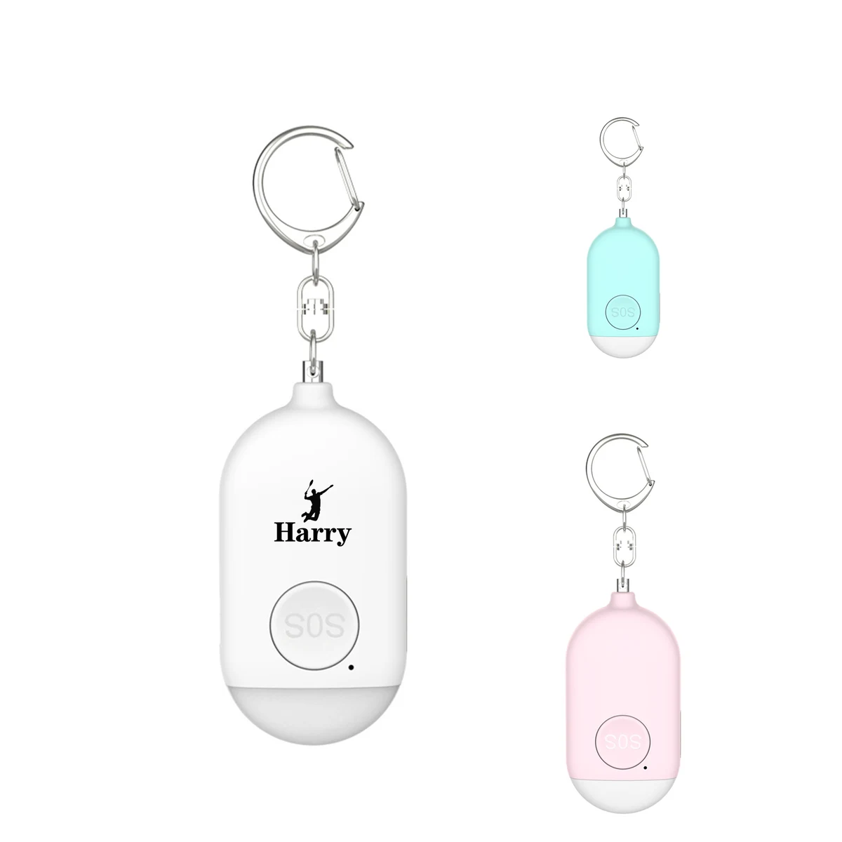 Self Defense Personal Alarm Keychain With Led Light 1