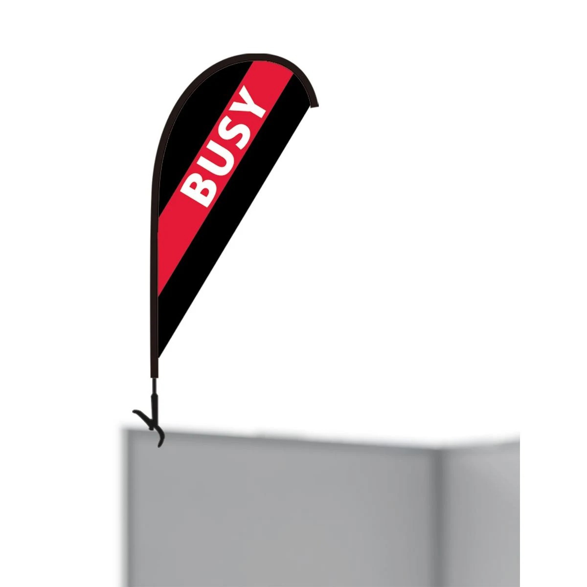 Teardrop Advertising Clip Flag 1
