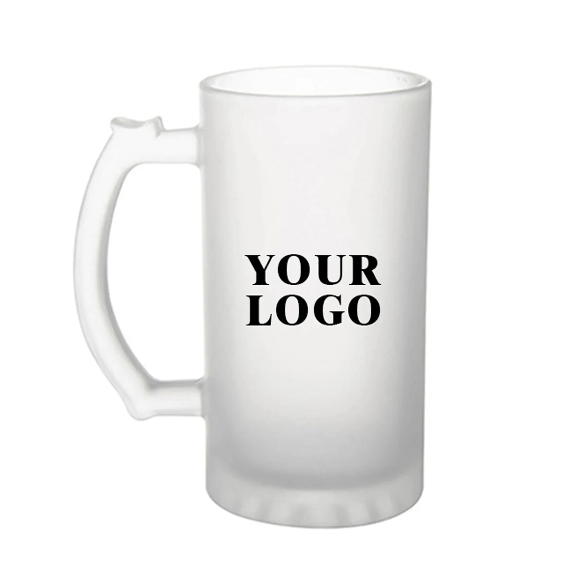 Large Capacity Frosted Glass Mug 16Oz 1
