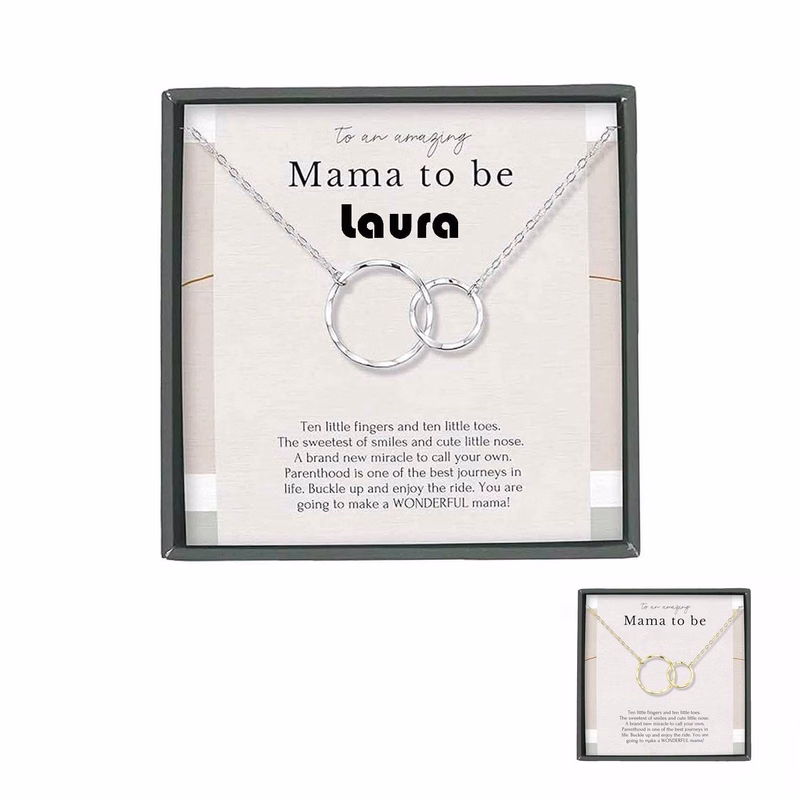 S925 silver five-ring cross necklace