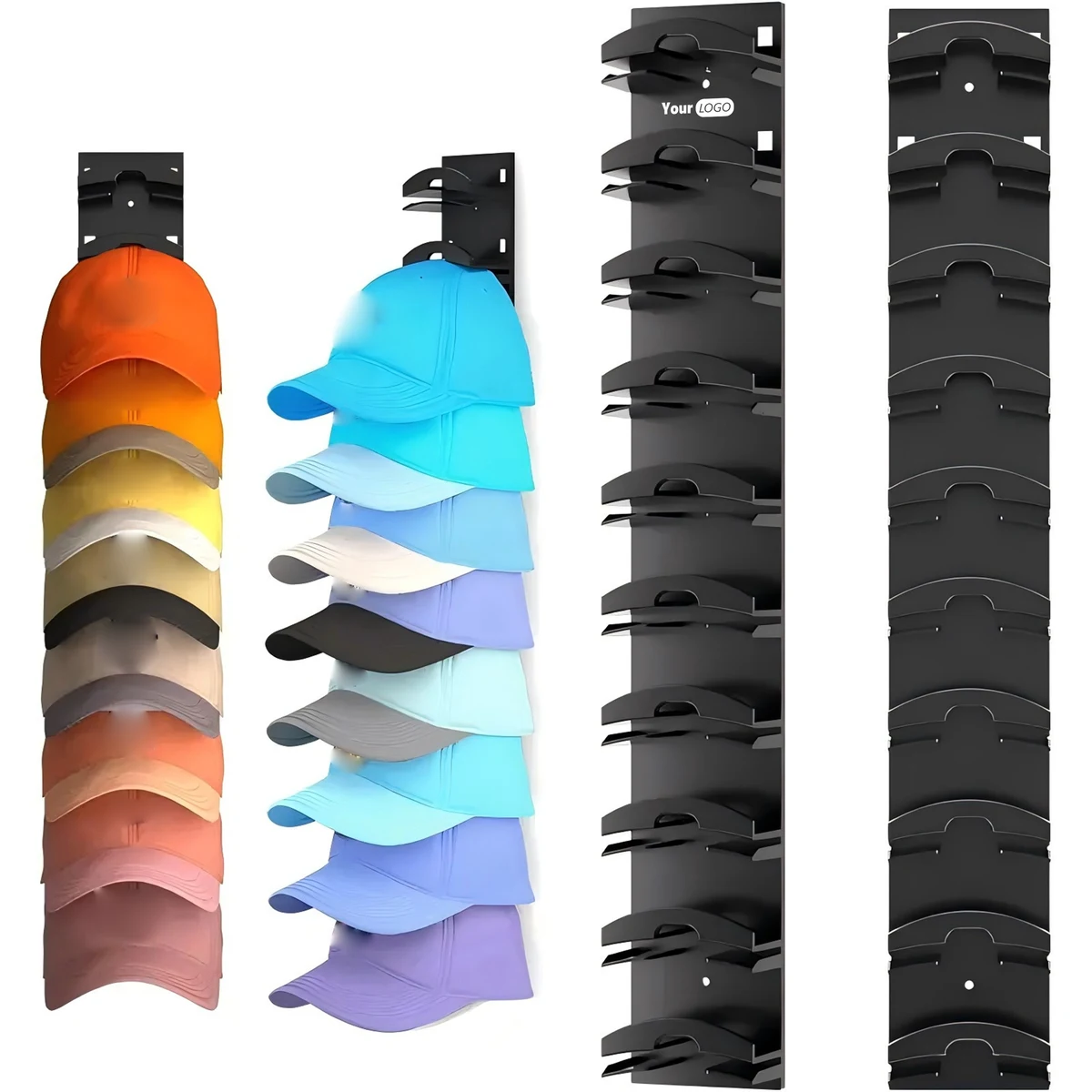Plastic Baseball Cap Storage Rack 1