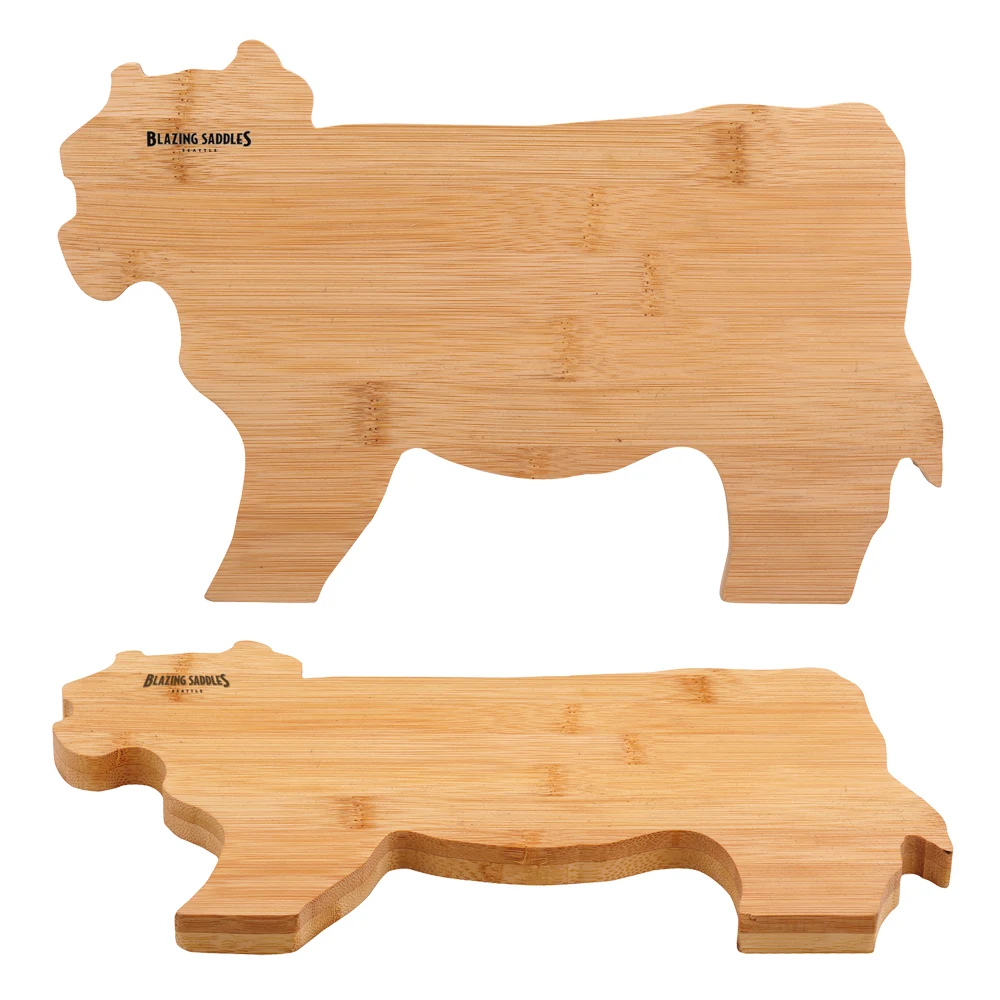 Bamboo Cow Cutting Board 1