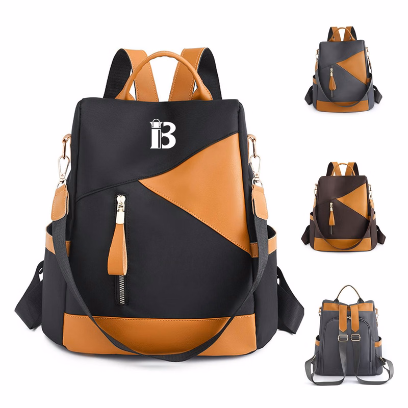 Fashion collides with color outdoor Oxford cloth backpack