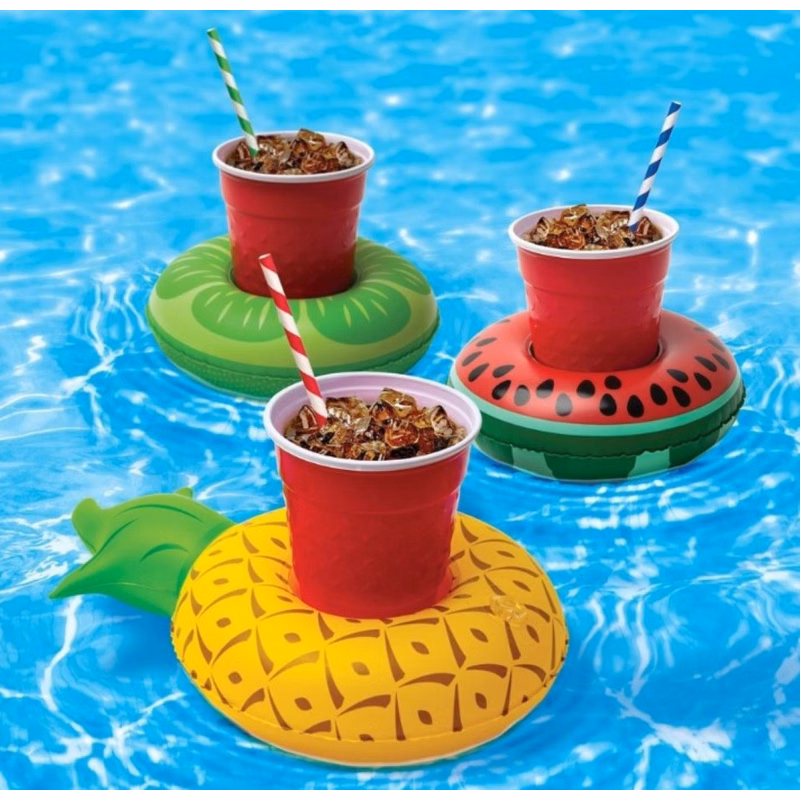 Fruit Shape Inflatable Coasters/Drink Holder