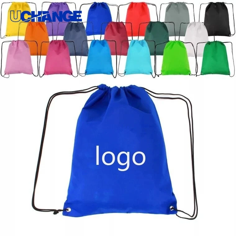 Non-Woven Drawstring Cinch Backpack Lightweight Promotional Carry 1