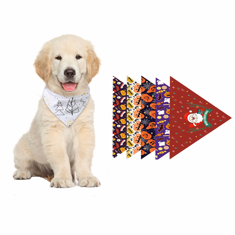 Large Pet Triangle Bandanna