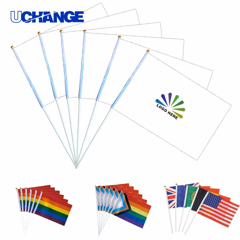 Hand Waving Flag