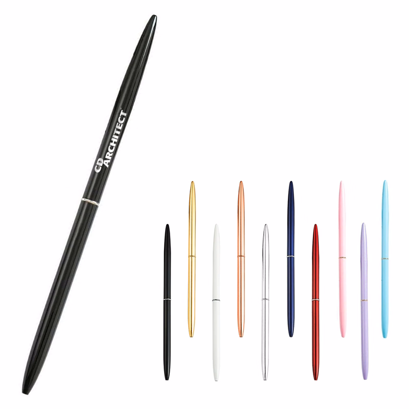 Chrome Slim Desk Pen