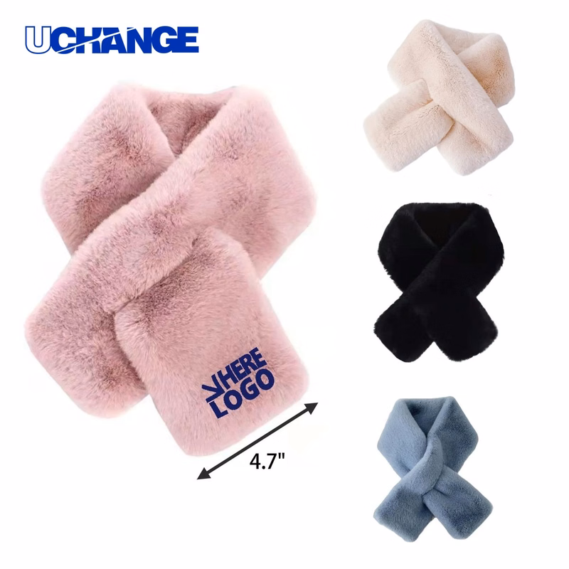 Women Solid Color Warm Scarf