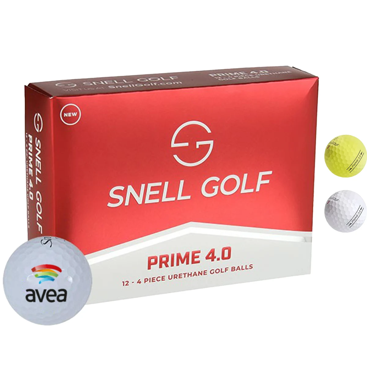 Snell PRIME 4.0 Golf Balls with Custom Imprints 1