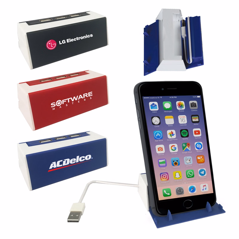 USB Hub & Cell Phone Stand