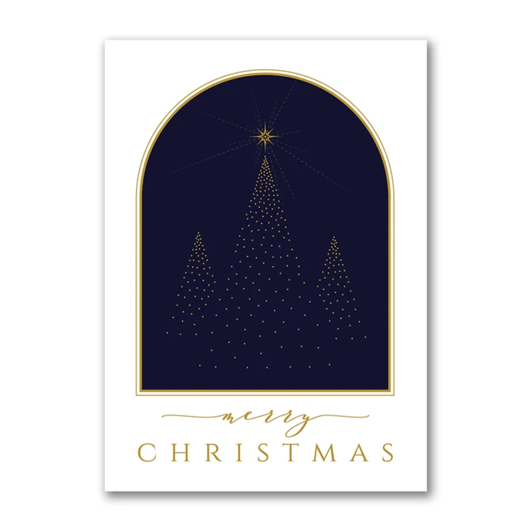 Christmas Tree Arch Card 1