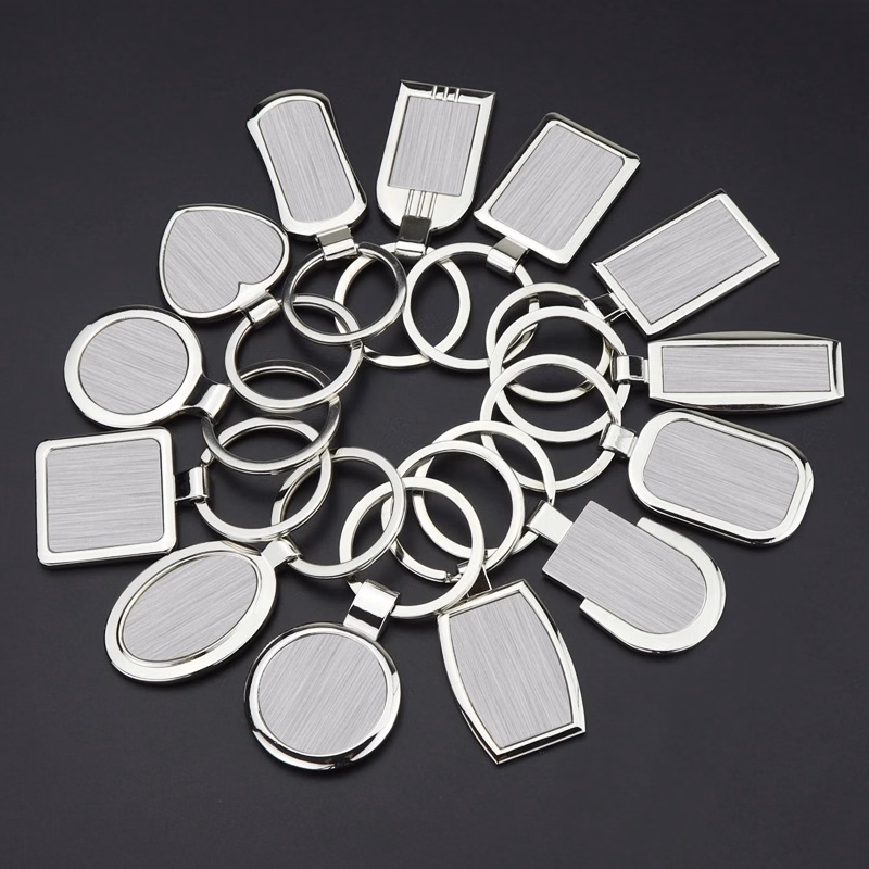 Different shapes blank keychain