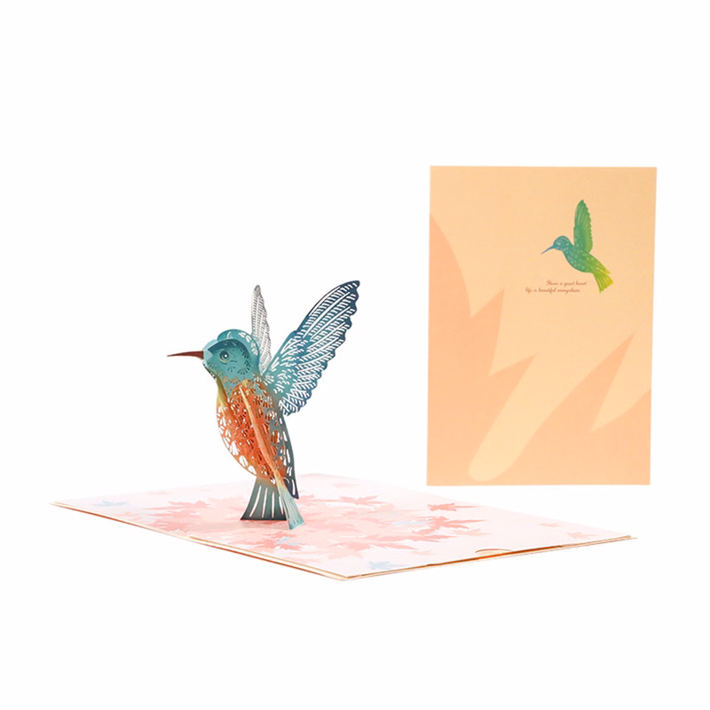 Lovely Hummingbird Pop Up Card
