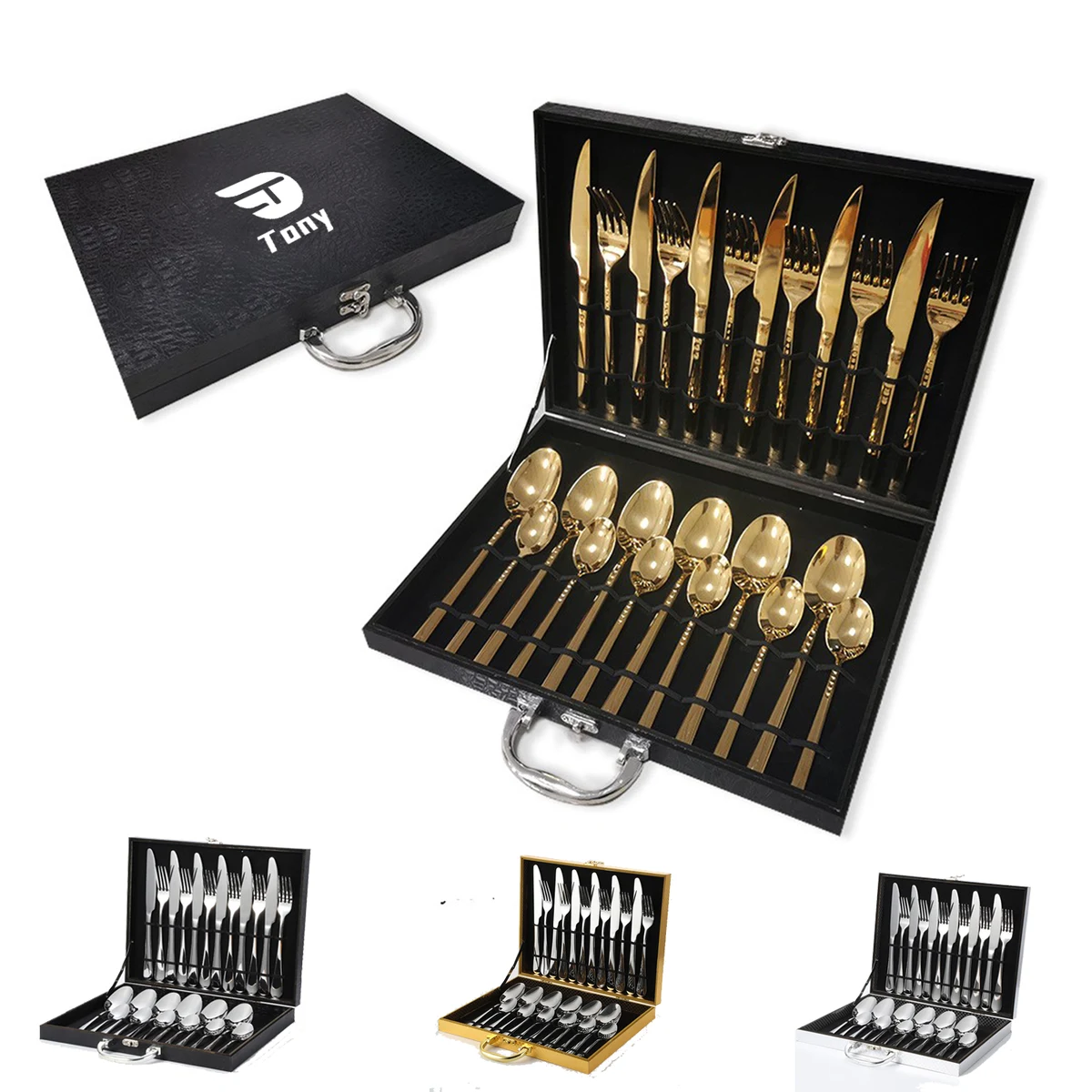 Flatware Set with a Nice Storage Case 1