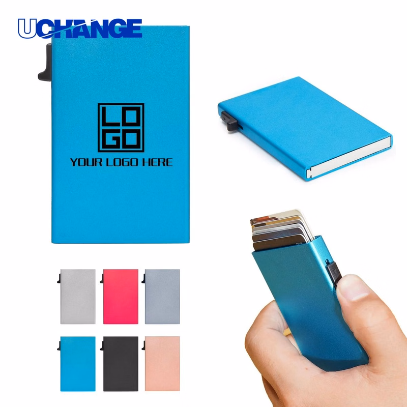 Pop-Up Aluminum Card Holder Organizer
