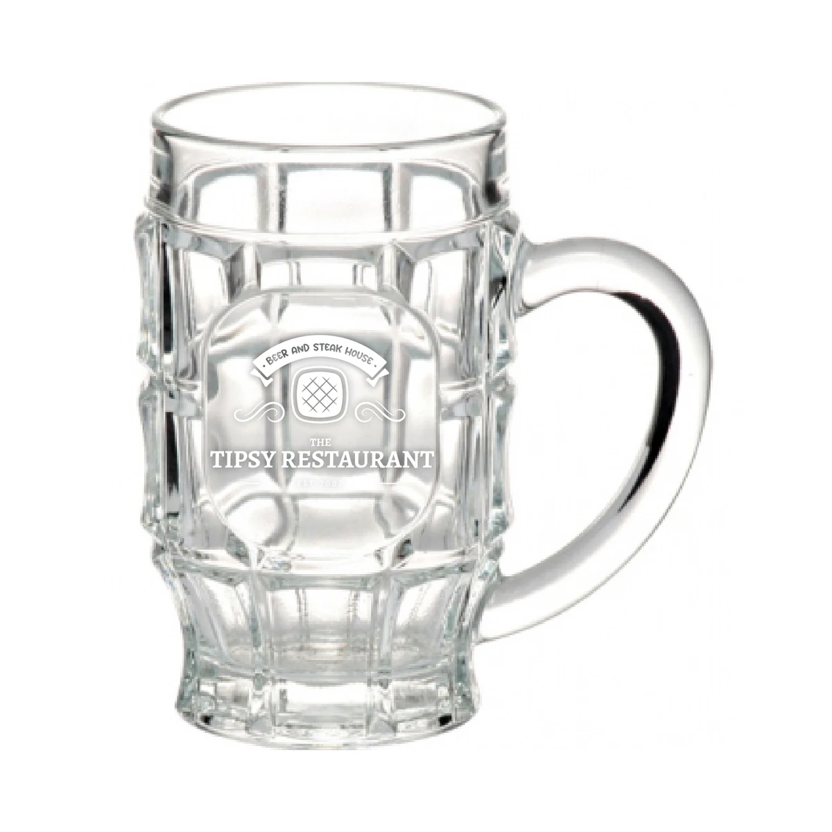 17.75 oz. Beer Garden Glass Mug (Engraved Imprint) 1