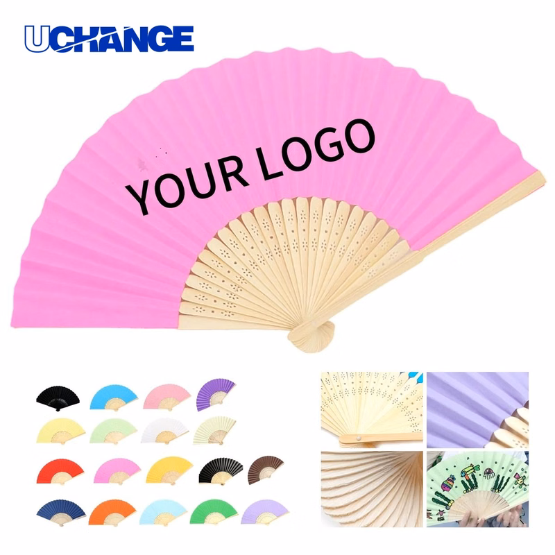 Bamboo Paper Folding Hand Fan