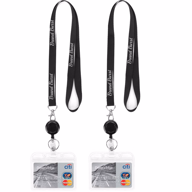 Retractable Lanyard With ID Card Holder