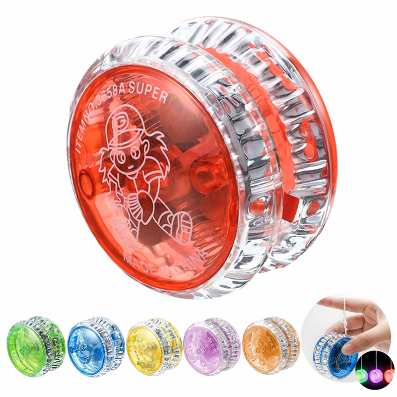 Responsive Bearing Ball Led Light Up Plastic Auto Return