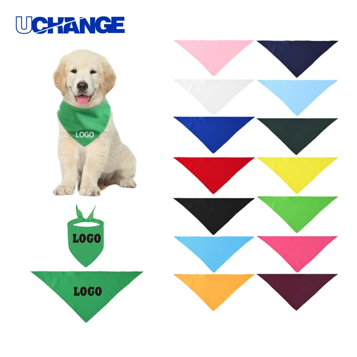 Washable Pet Bib Scarf Bandana for Daily Feeding Use 1