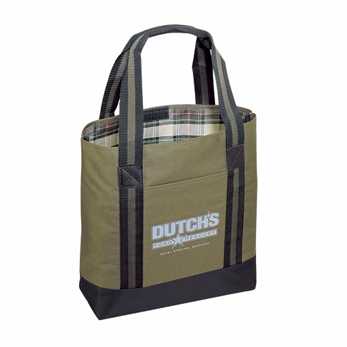 Carry All Plaid Tote Bag