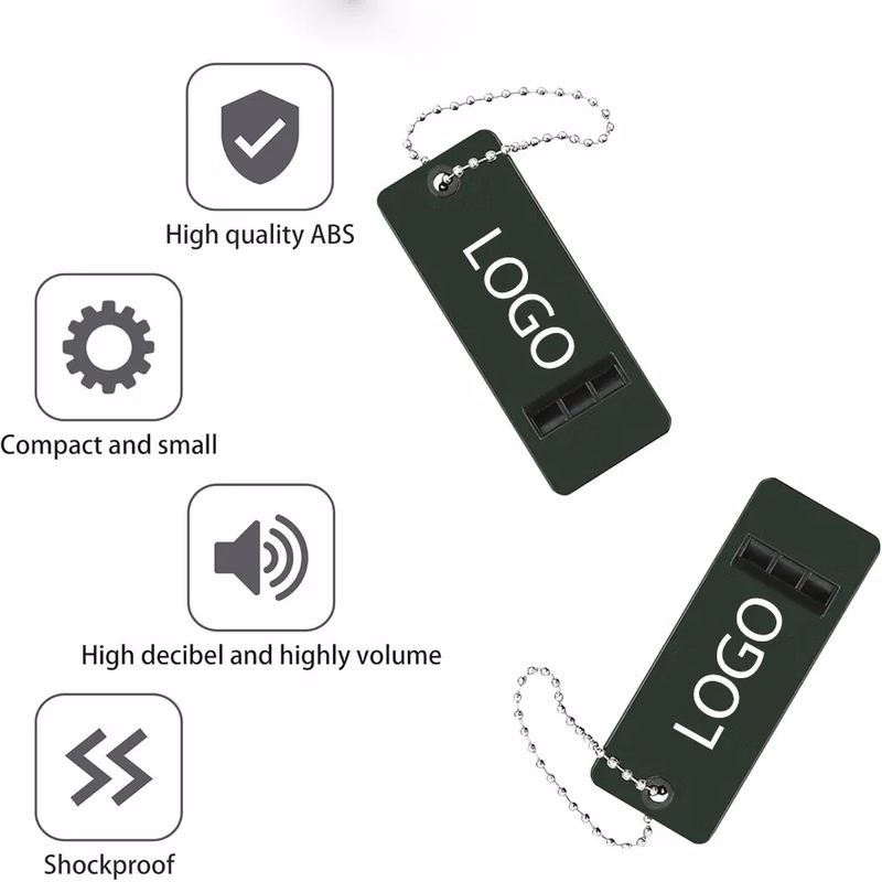 Three Holes Multi-Audio High Decibel Safety Whistles