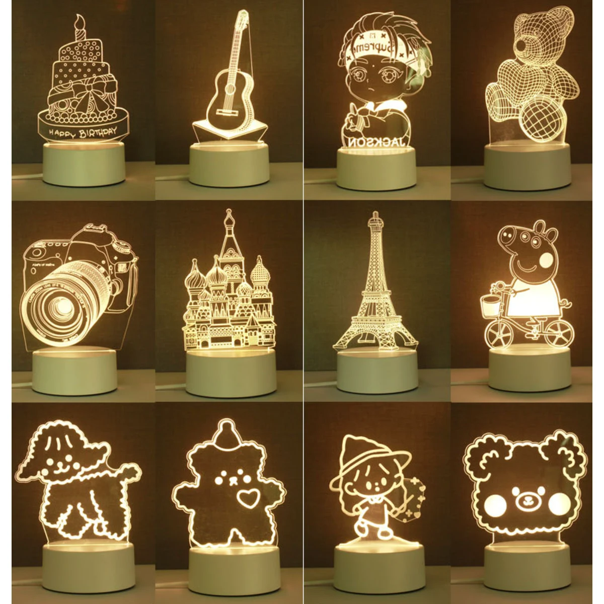 Acrylic Night Lights 1