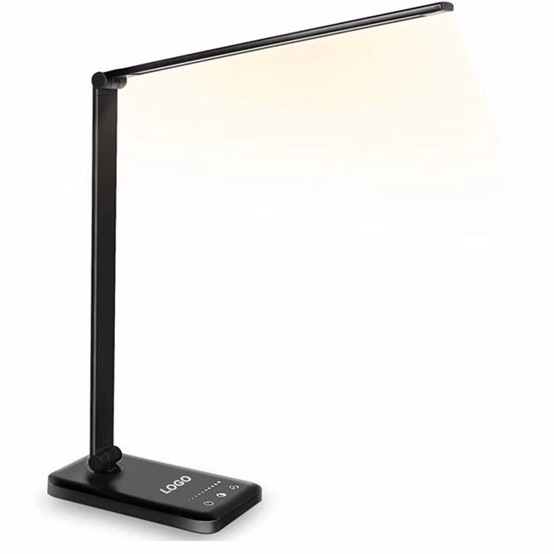 LED Desk Lamp With Wireless Charger USB Charging Port