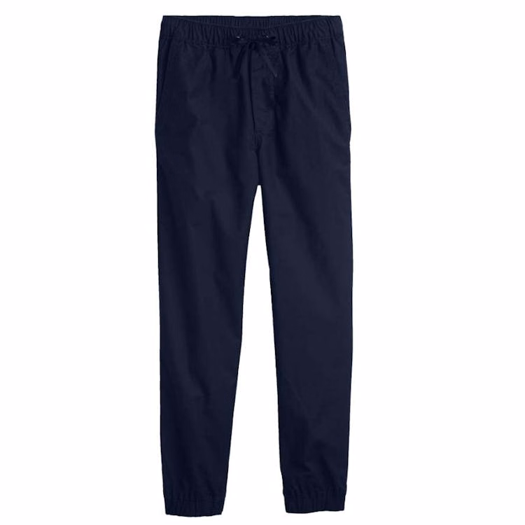Boys' Slim Fit Twill Joggers - Navy 4-7