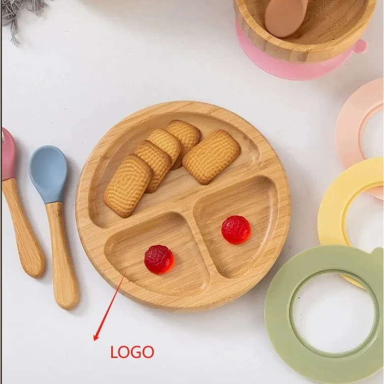Bamboo Divided Suction Plate 1